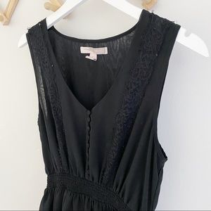 blck chiffon dress